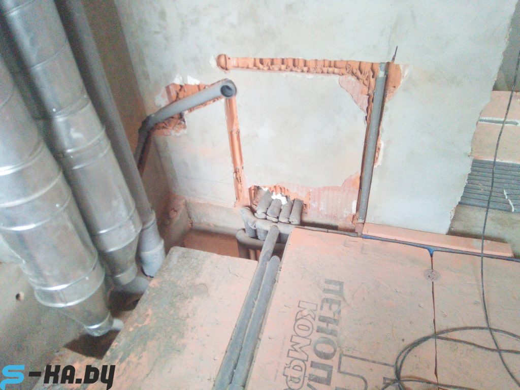 монтаж отопления в частом доме фото00120