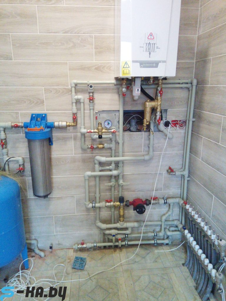 монтаж газового котла фото 0277