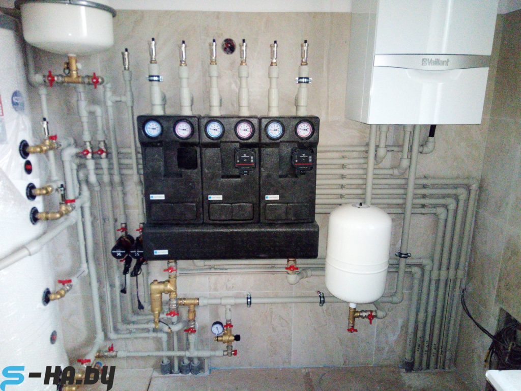 обвязка котельной с группой быстрого монтажа