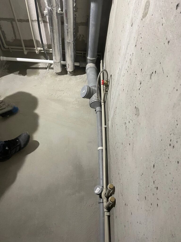 разводка воды в квартире (новостройка фото 0746