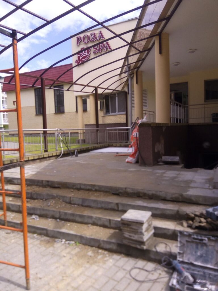 укладка водяного теплого пола санаторий Ружанский фото 0304