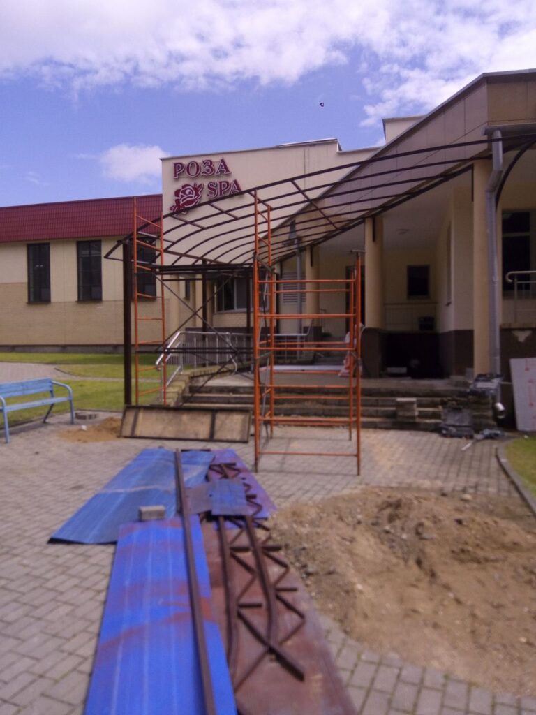 укладка водяного теплого пола санаторий Ружанский фото 0305