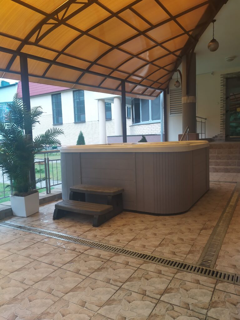 укладка водяного теплого пола санаторий Ружанский фото 0315